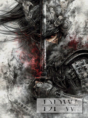 Dark Fantasy Samurai by Sweet_Loco_AI mit 100 Farben