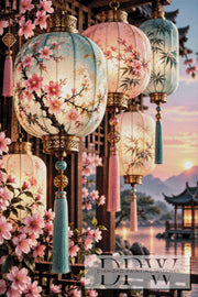 Japanischer Lampiontraum by Biggilee Art mit 260 Farben