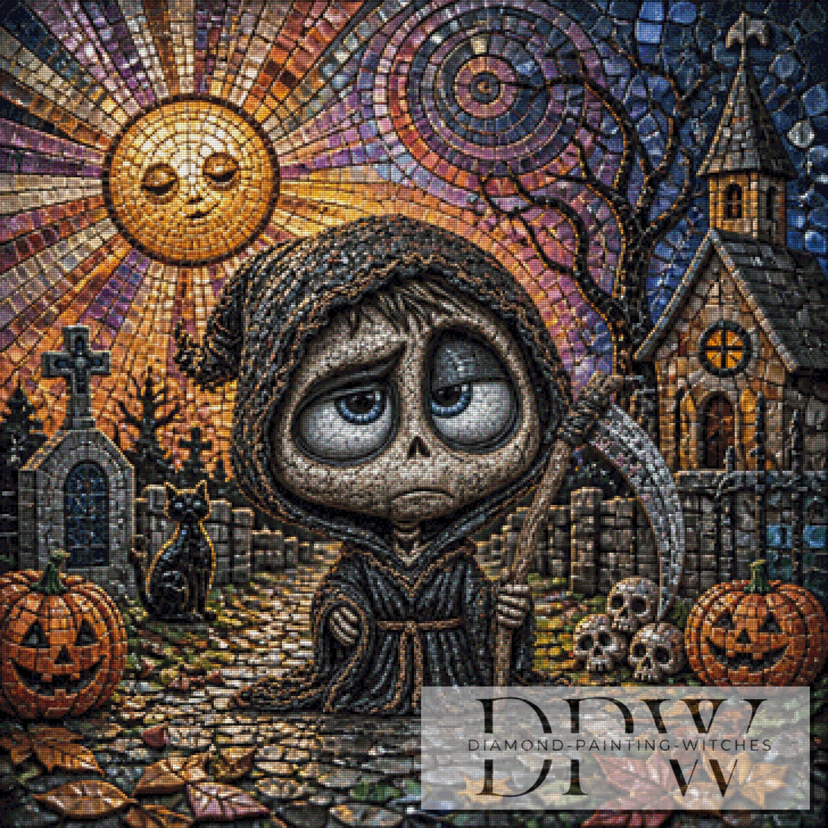 Benny Sensi - Mosaik Friedhof by Pixxel Pics mit 250 Farben