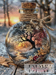Wintertraum im Fläschchen by CleoDora mit 210 Farben