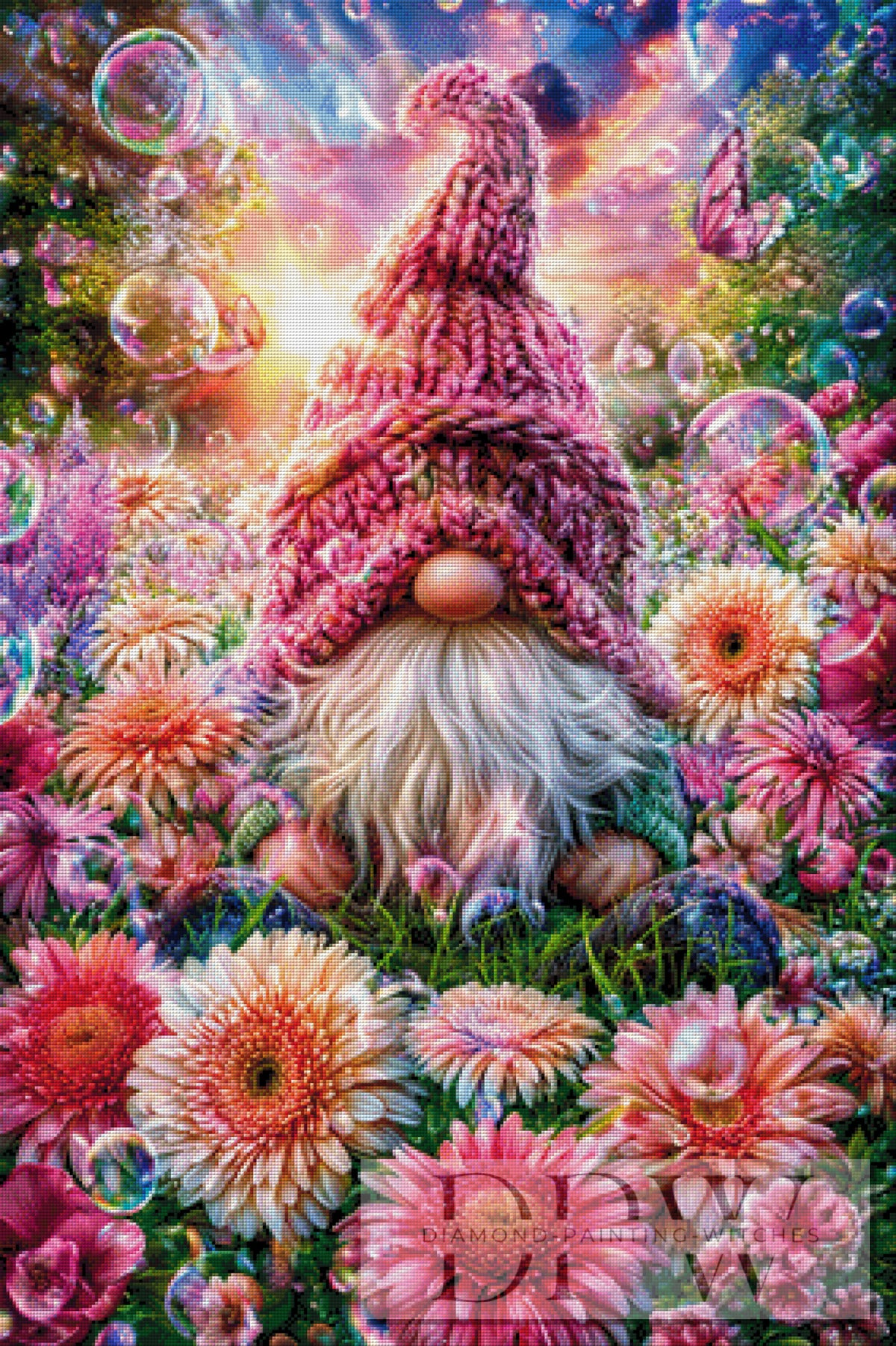Farbenfroher Kuschelgnom by ellufija mit 400 Farben
