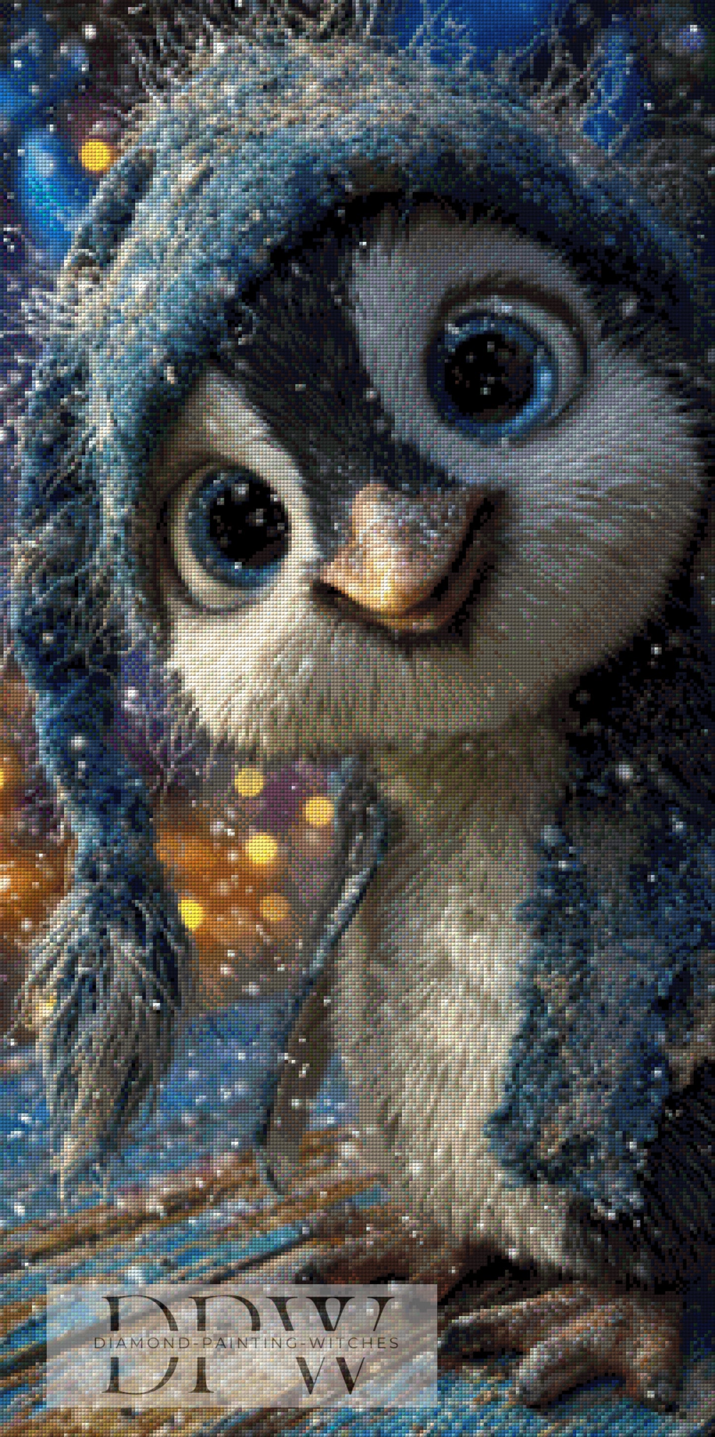 Ingo der Pingu by CreatiVart 50x100cm mit 180 Farben DPW-877