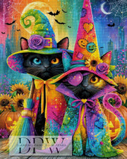 Die magischen Hexenkatzen by CleoDora mit 390 Farben