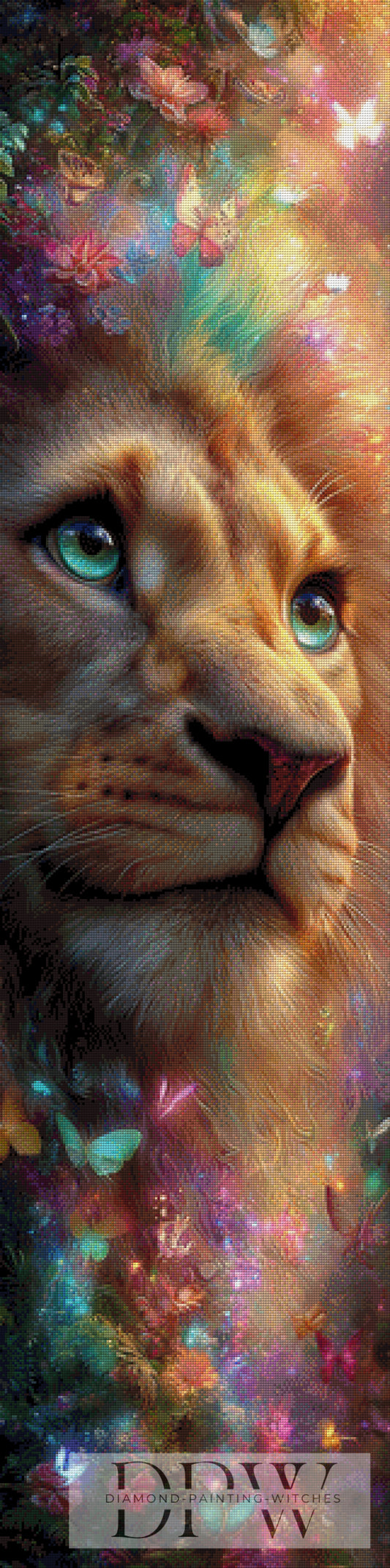 Lion by CreatiVart 40x160cm mit 320 Farben DPW-882