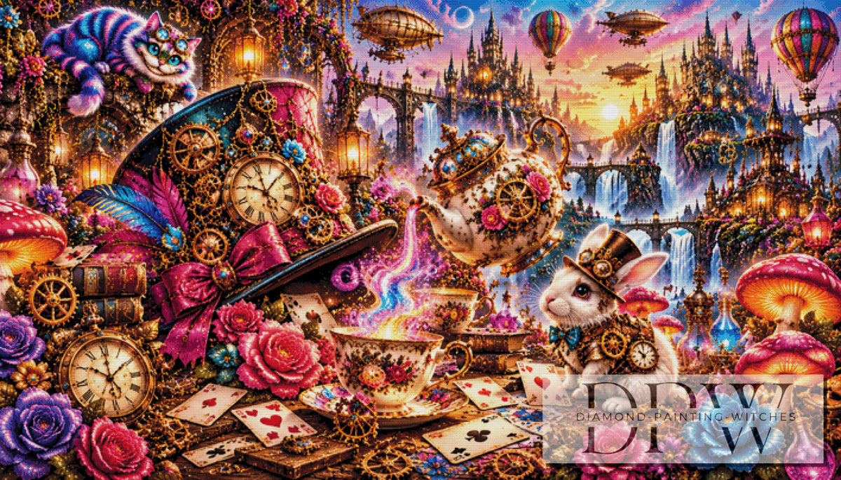 Steampunk Wunderland by theA.art mit 390 Farben