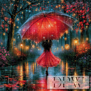 Tanz im Regen der Lichter by Casalla Vendetta mit 300 Farben