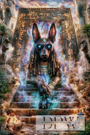 Anubis im göttlichen Licht by ellufija mit 300 Farben
