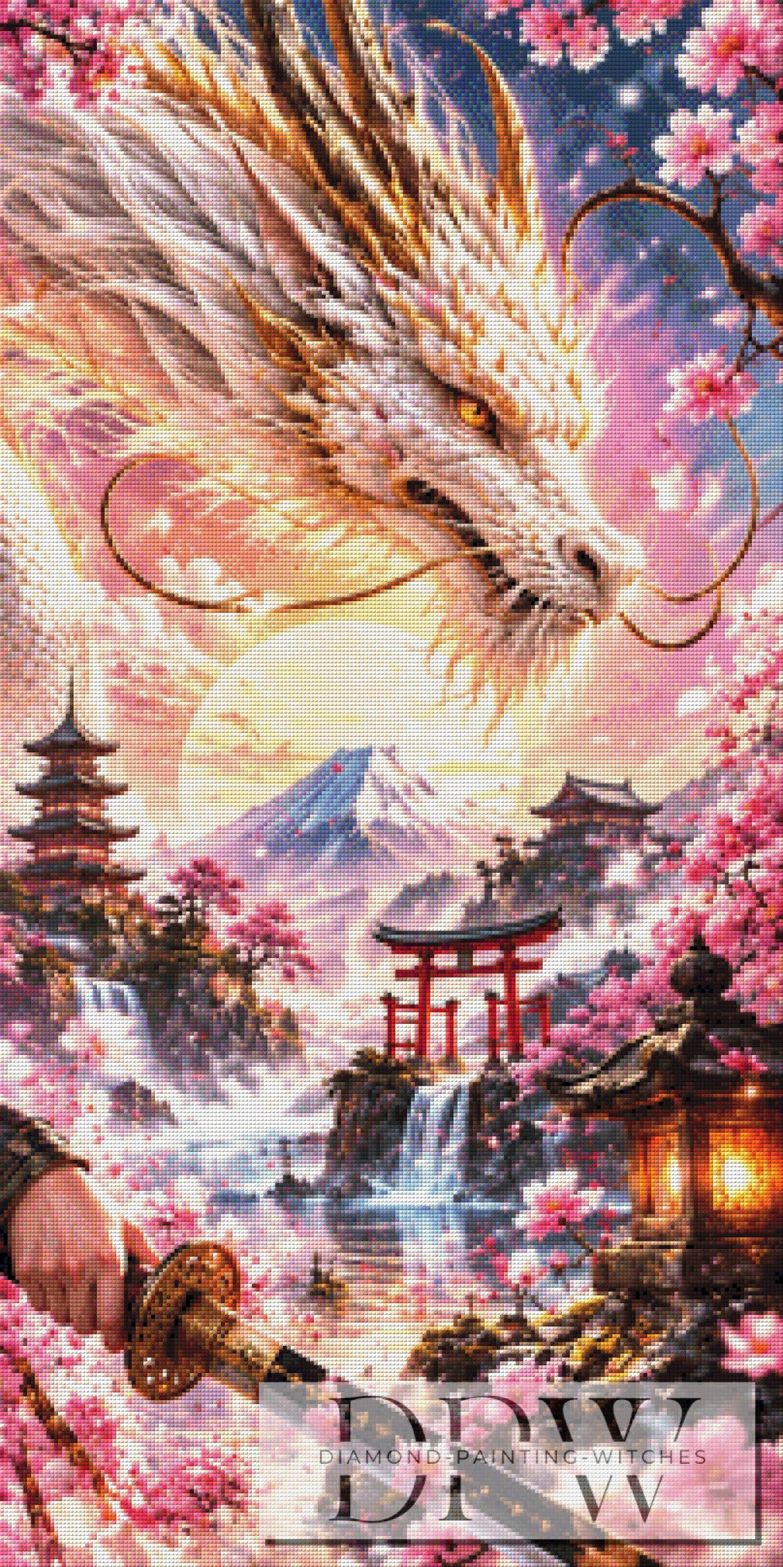 Mehrteiler - White Dragon Samurai by theA.art 3 Teile 210-240 Farben