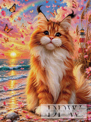 Strandkatze by CleoDora mit 270 Farben