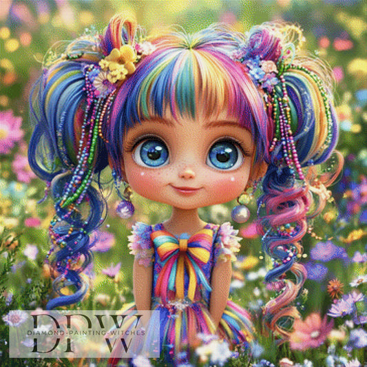 Vannellope by Luna, 90x90cm mit 380 Farben DPW-902