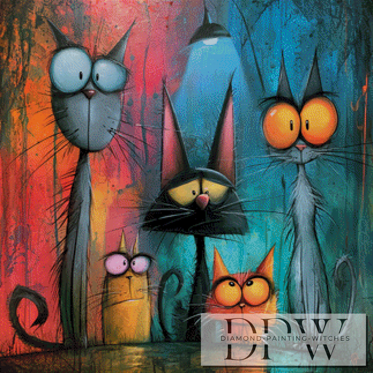 Gangsta Cats by Casalla Vendetta mit 240 Farben