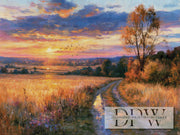 Feldweg by Moonlight mit 222 Farben