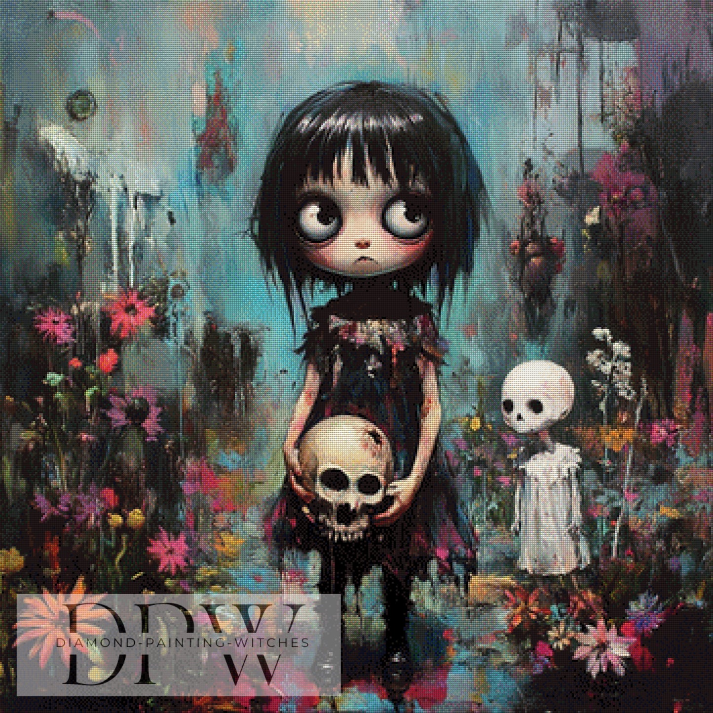 Fearless by Elly_A.I 90x90cm mit 300 Farben DPW-927