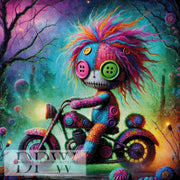 Patchwork Biker by Elly_A.I mit 390 Farben