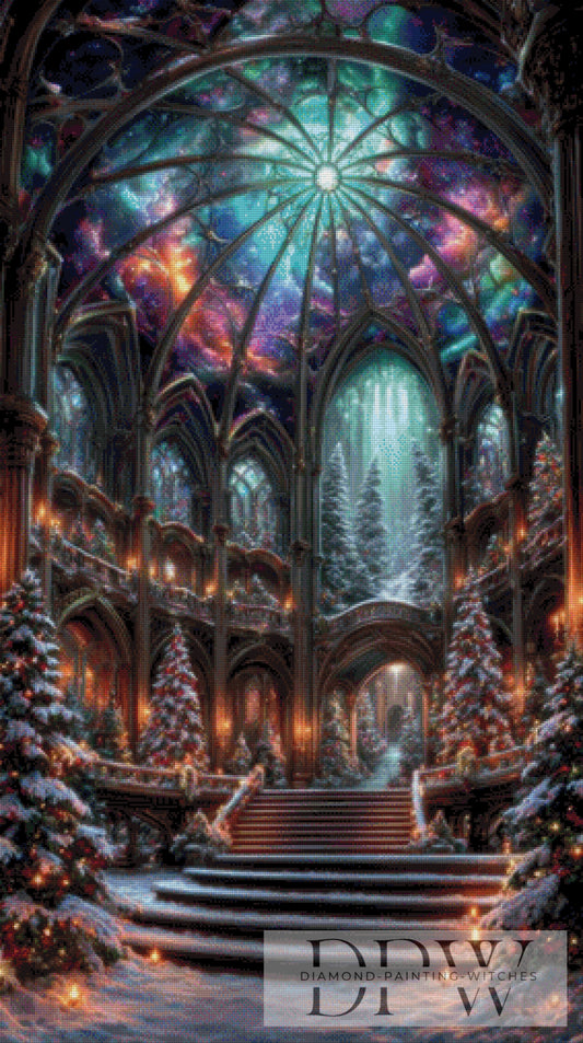Christmas Hall by QN, 70x125cm mit 260 Farben DPW-948