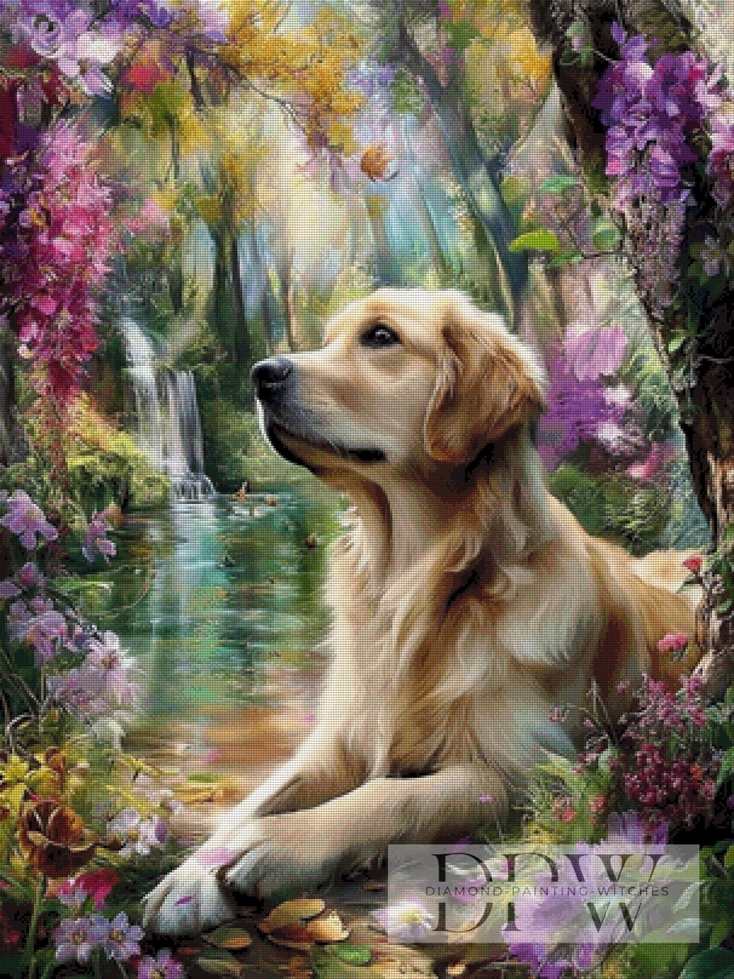 Goldie by CleoDora 75x100cm mit 260 Farben DPW-963