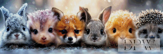 Coole Truppe by theA.art 150x50cm mit 200 Farben DPW-995