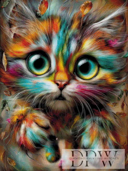 Regenbogen Katze by CleoDora mit 250 Farben