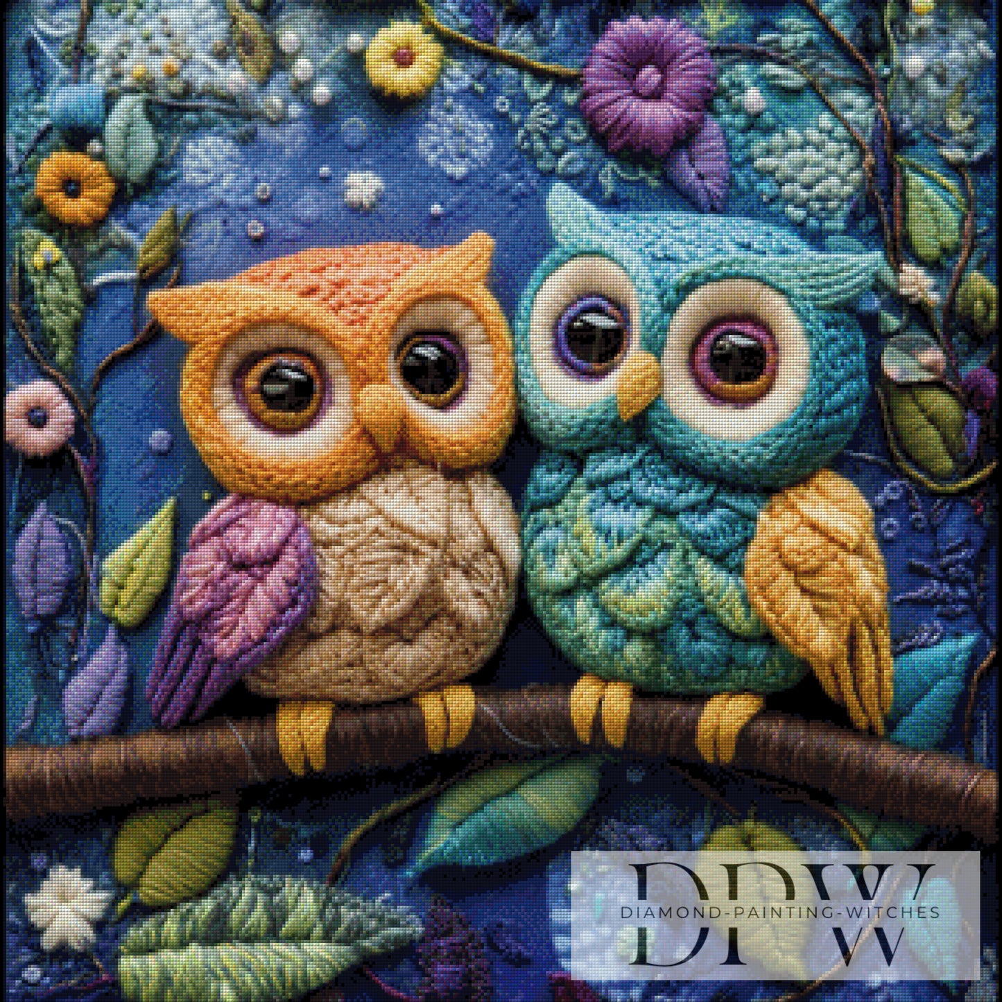 Wolleulis by Elly_A.I 80x80cm mit 300 Farben DPW-794