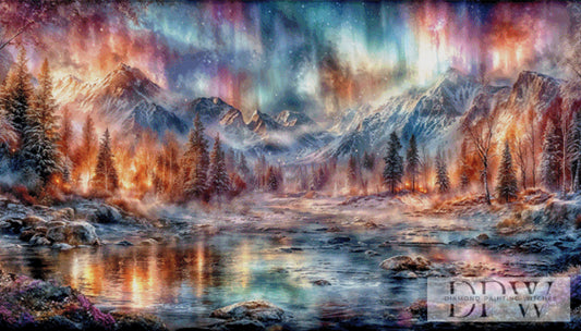 Simadalsfjord by ellufija 140x80cm mit 280 Farben DPW-439