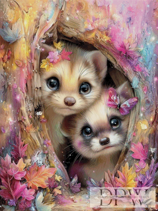 Geborgenheit by CleoDora 75x100cm mit 270 Farben DPW-344