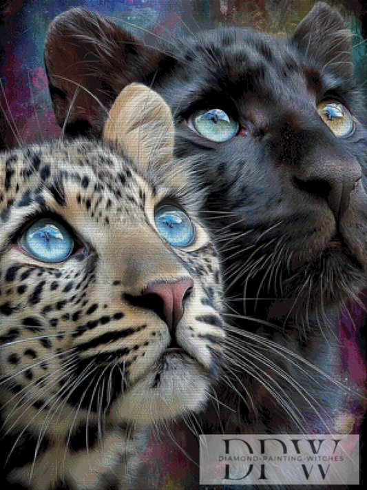 Ungewöhnliche Freundschaft by CleoDora 75x100cm mit 170 Farben DPW-153