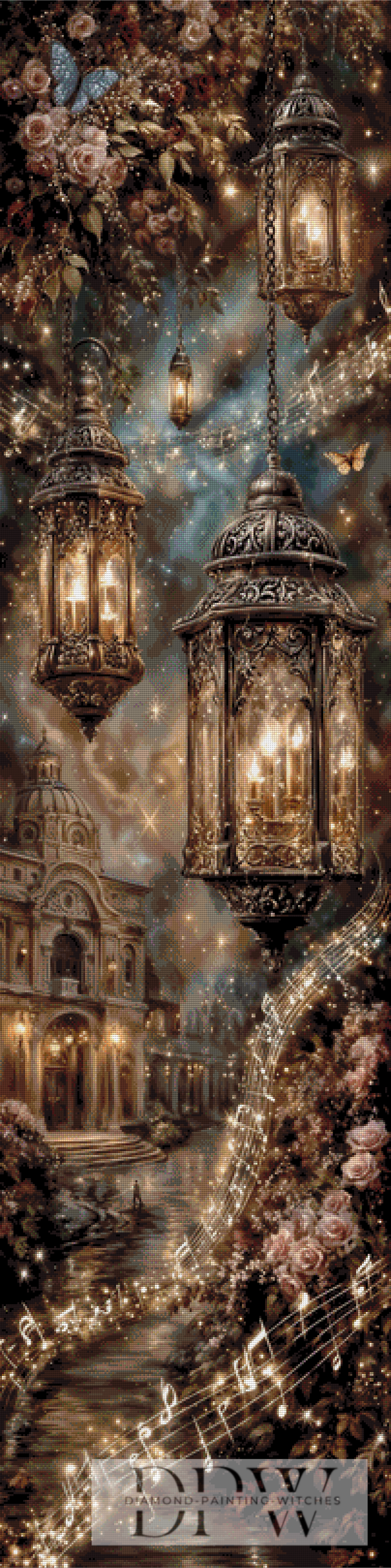 Lantern Symphonie by Pixxel Pics 50x200cm mit 140 Farben DPW-135