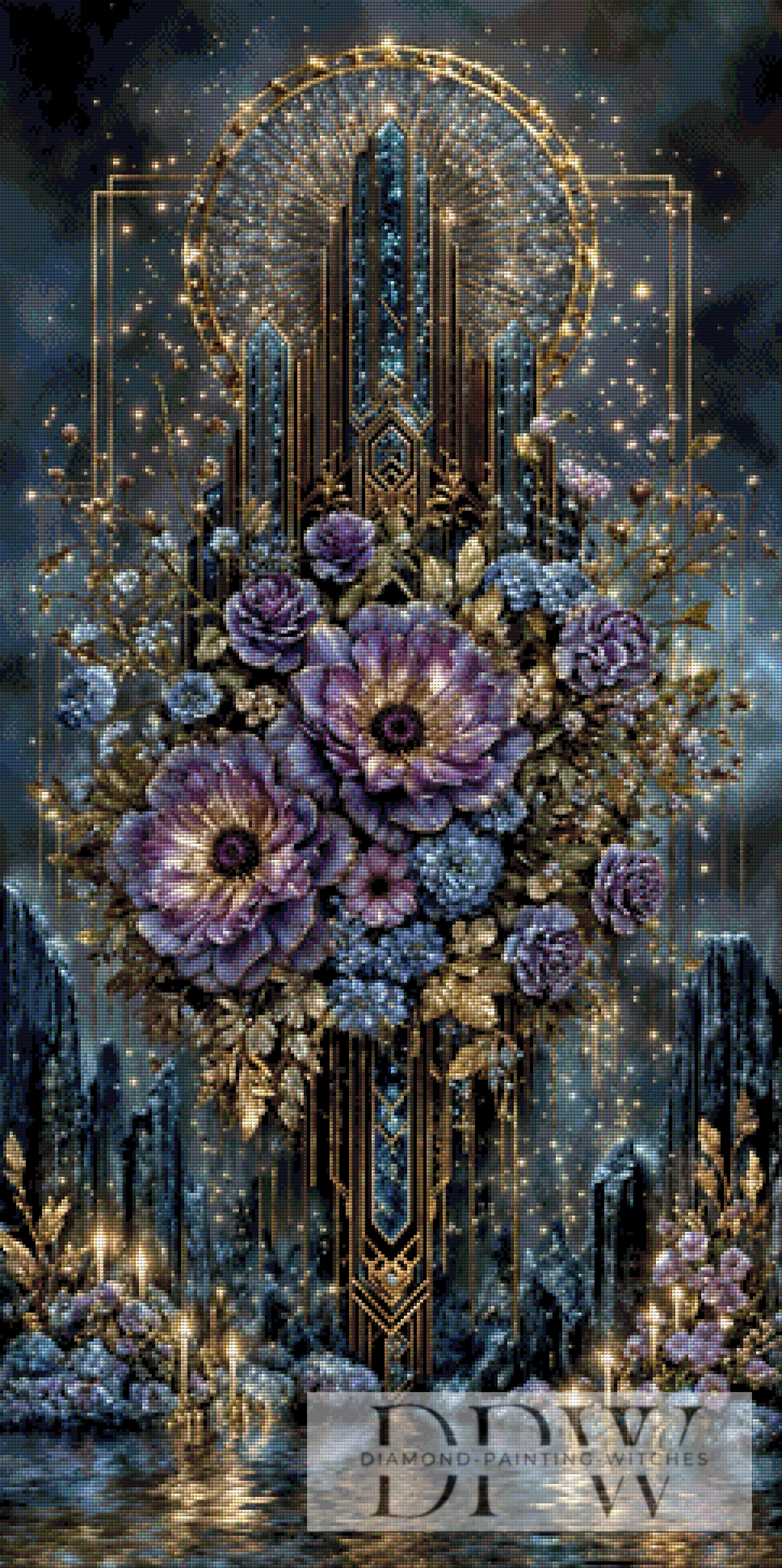 Abstract Flower Portal by Pixxel Pics mit 180 Farben