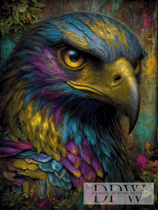 Aether Eagle by Casalla Vendetta 60x80cm mit 180 Farben DPW-660