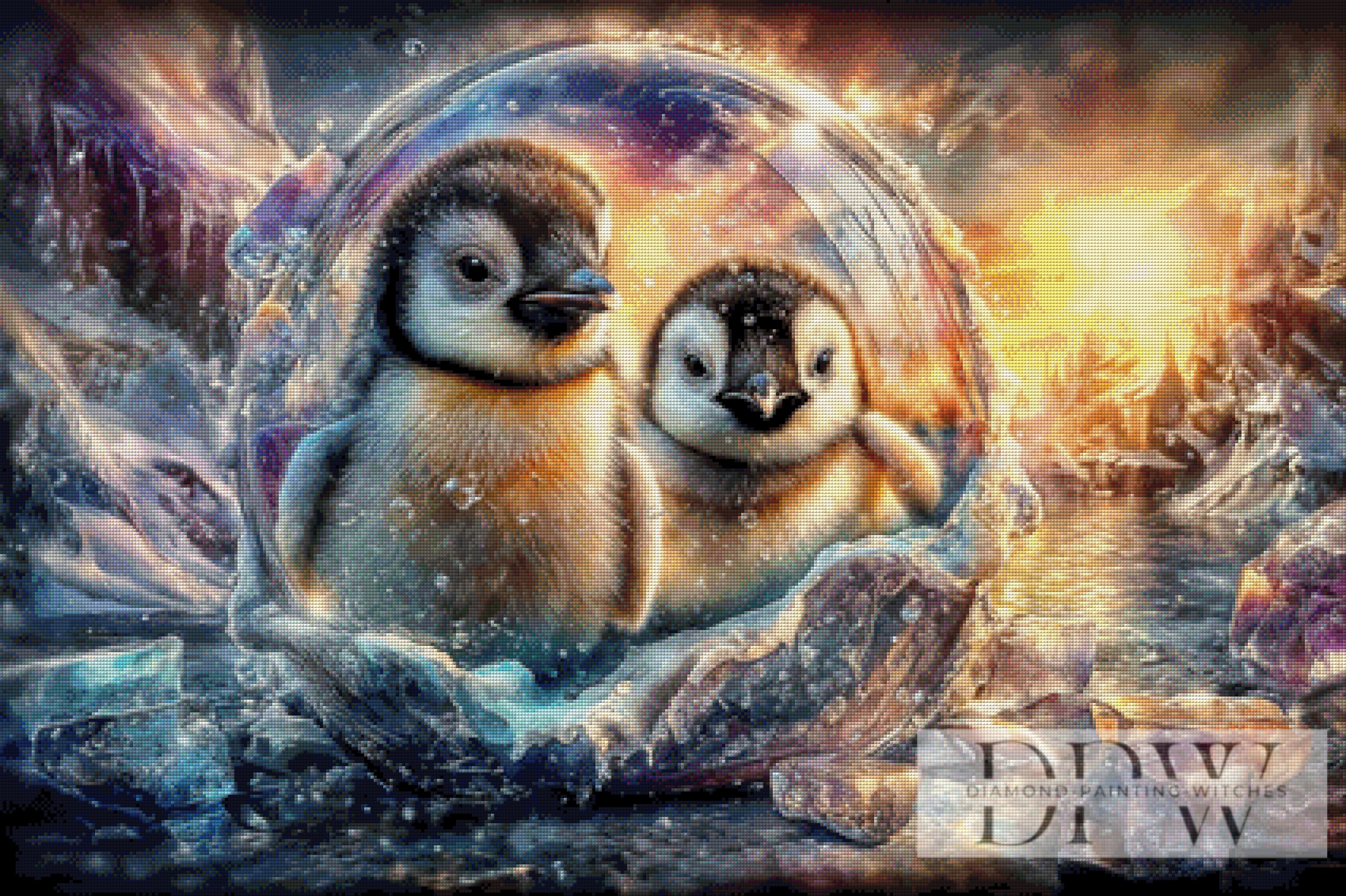 Kugelwelt Pinguine by ellufija mit 240 Farben