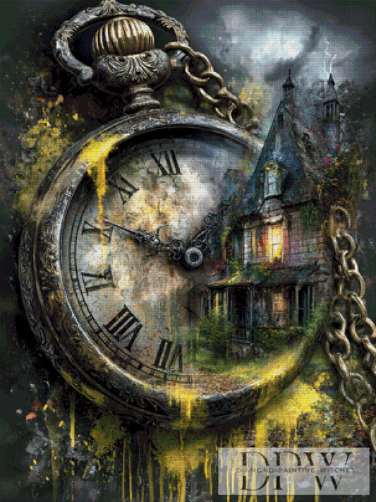 Die Zeit läuft...by Casalla Vendetta 75x100cm mit 180 Farben DPW-753