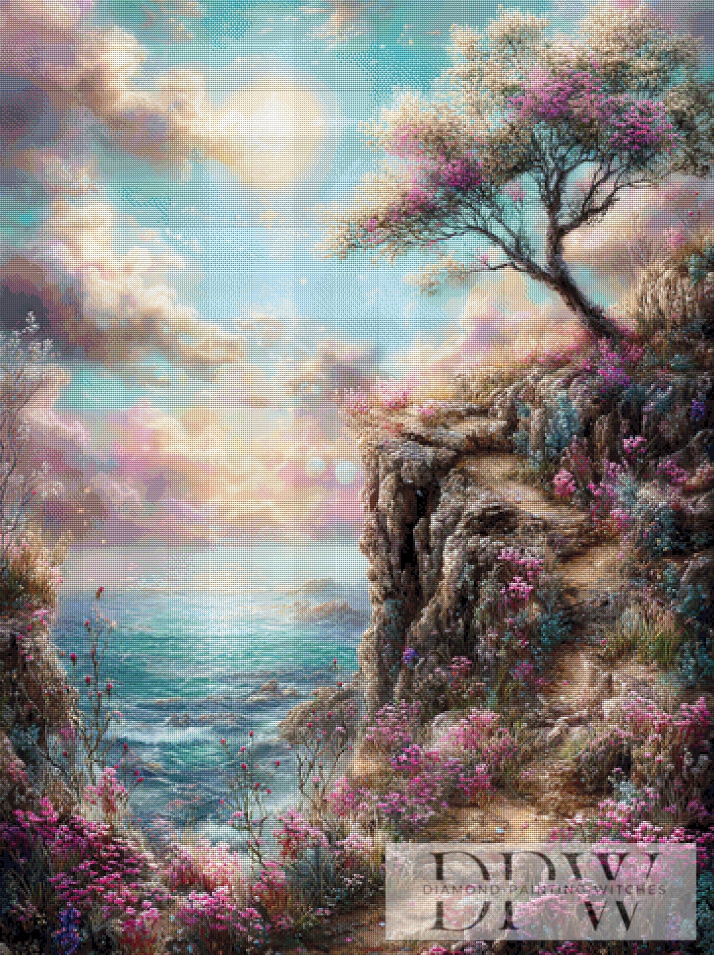 Paradies am Ende der Welt by Lisa Morgan 90x120cm mit 270 Farben DPW-717