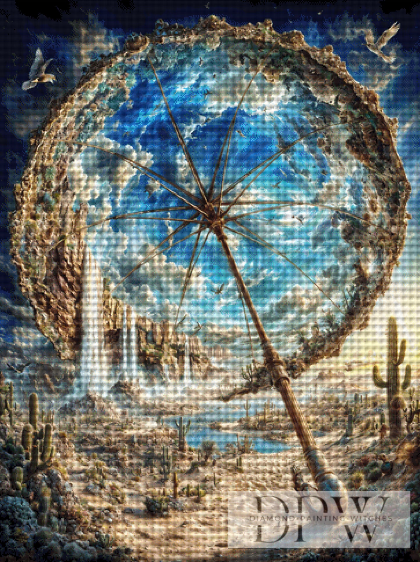 Wüstenschirm by Pixxel Pics 90x120cm mit 210 Farben DPW-250