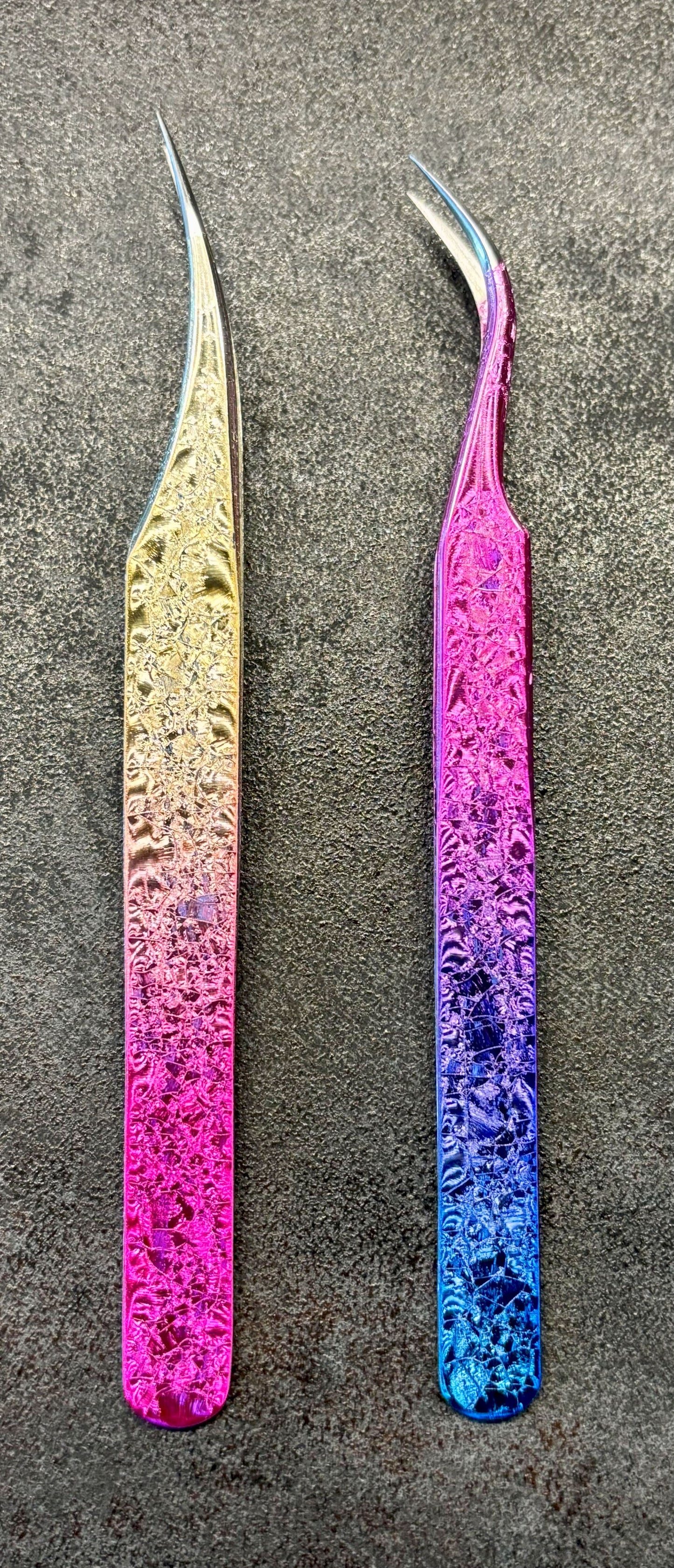 Eisblumen Pinzette gebogen