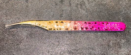 Eisblumen Pinzette gebogen