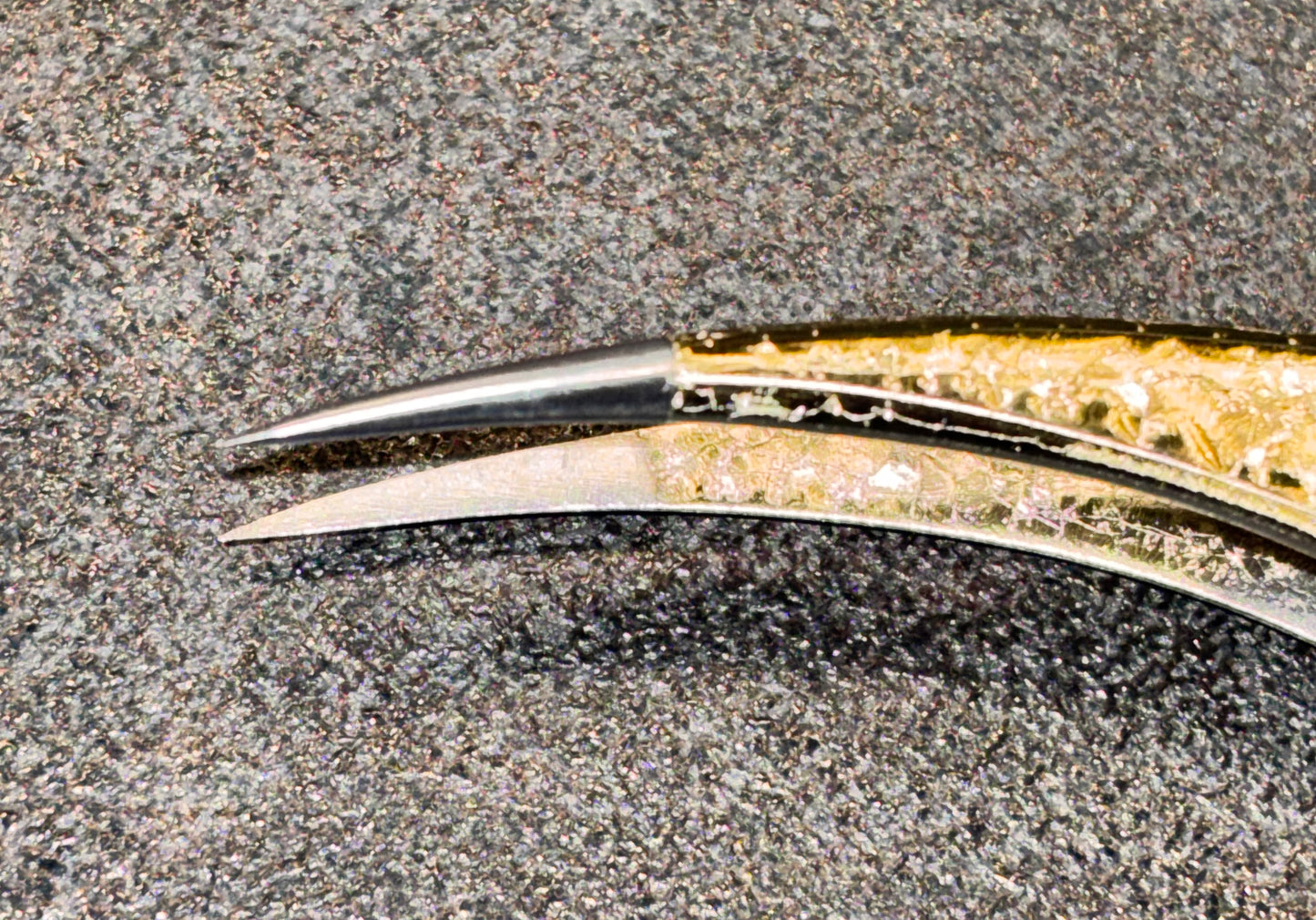 Eisblumen Pinzette gebogen