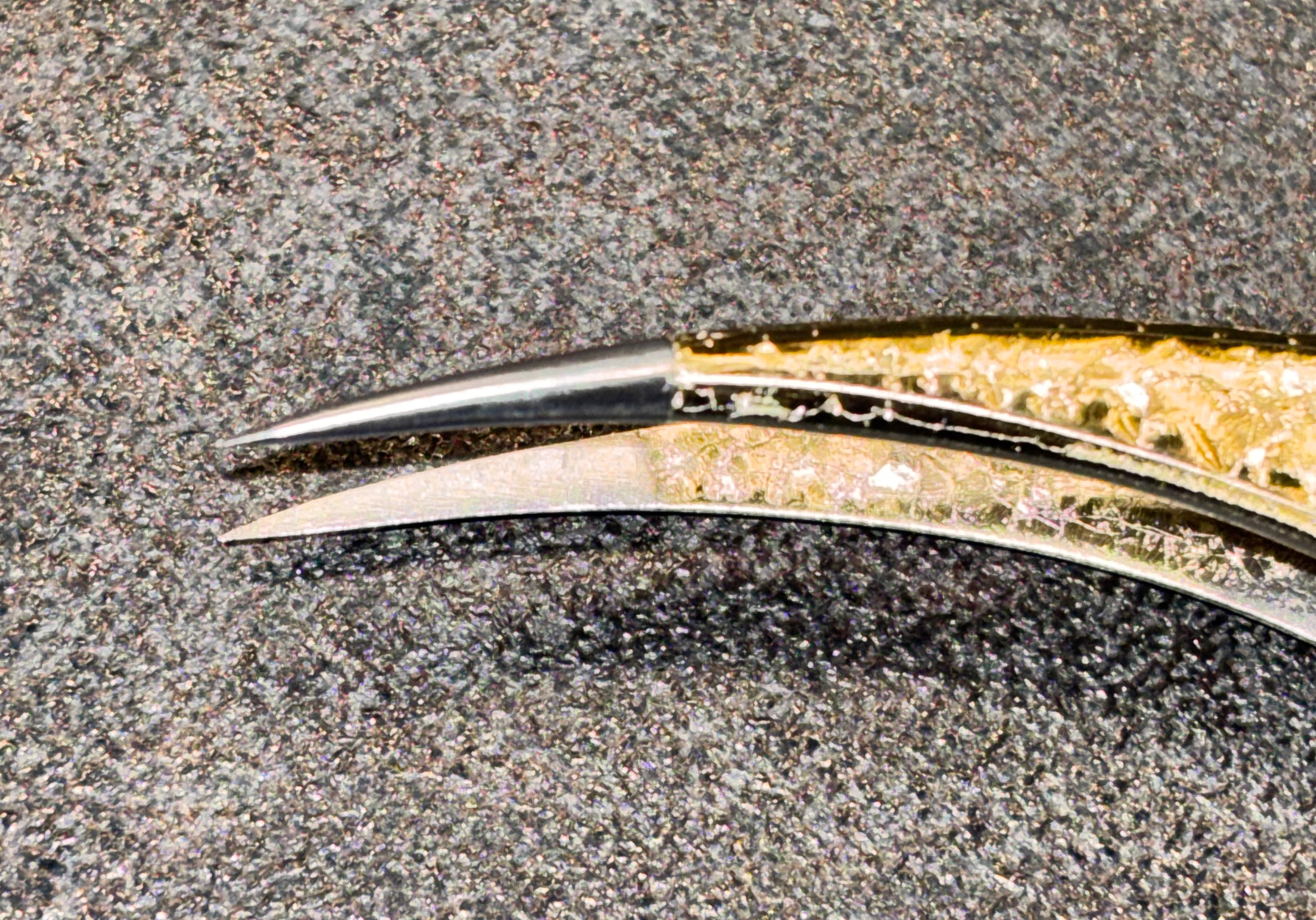 Eisblumen Pinzette gebogen