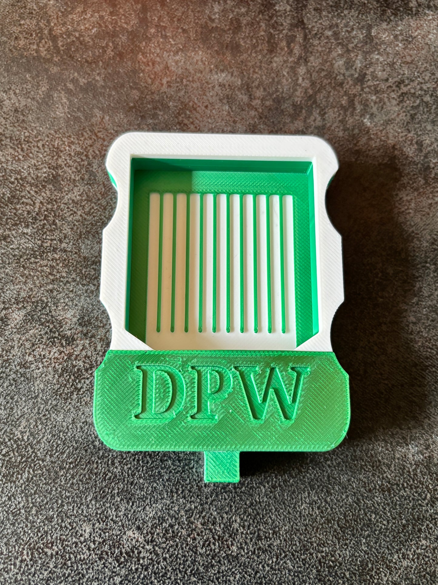 DPW MINI-Schiffchen "Schüttelwunder" by ellufija - 2-farbig für ECKIGE Steinchen