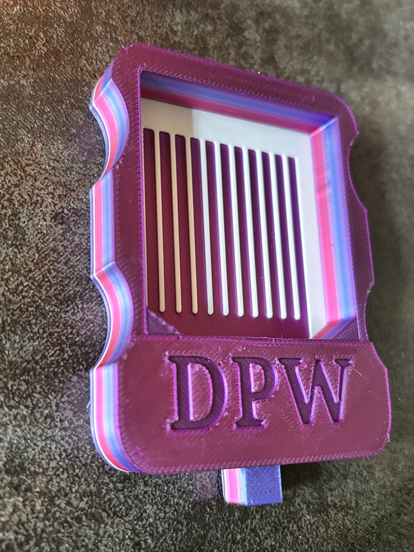 DPW MINI-Schiffchen "Schüttelwunder" by ellufija - 2-farbig für ECKIGE Steinchen