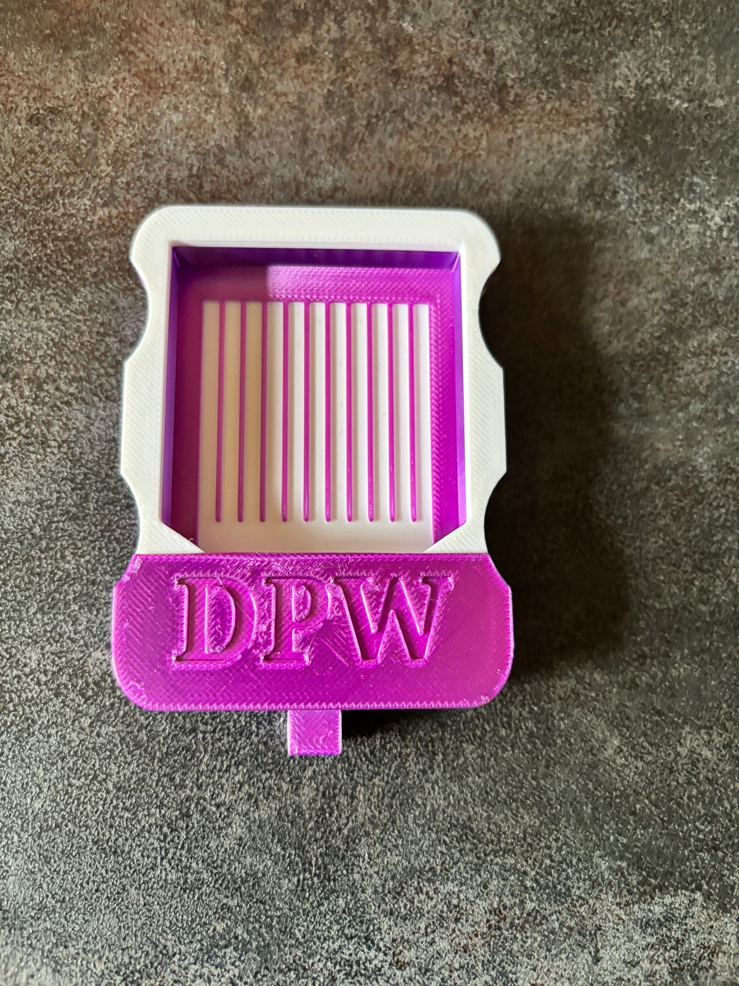 DPW MINI-Schiffchen "Schüttelwunder" by ellufija - 2-farbig für ECKIGE Steinchen