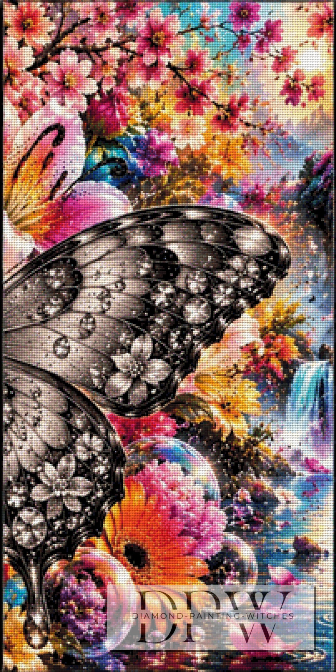 Mehrteiler - Schmetterling Wasserfall by theA.art 3 Teile