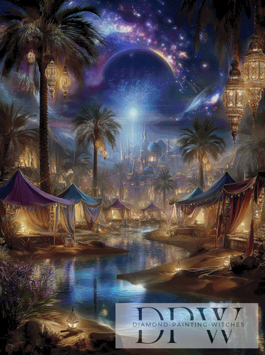 Eine andere Welt by Maggie 90x120cm mit 210 Farben DPW-4418