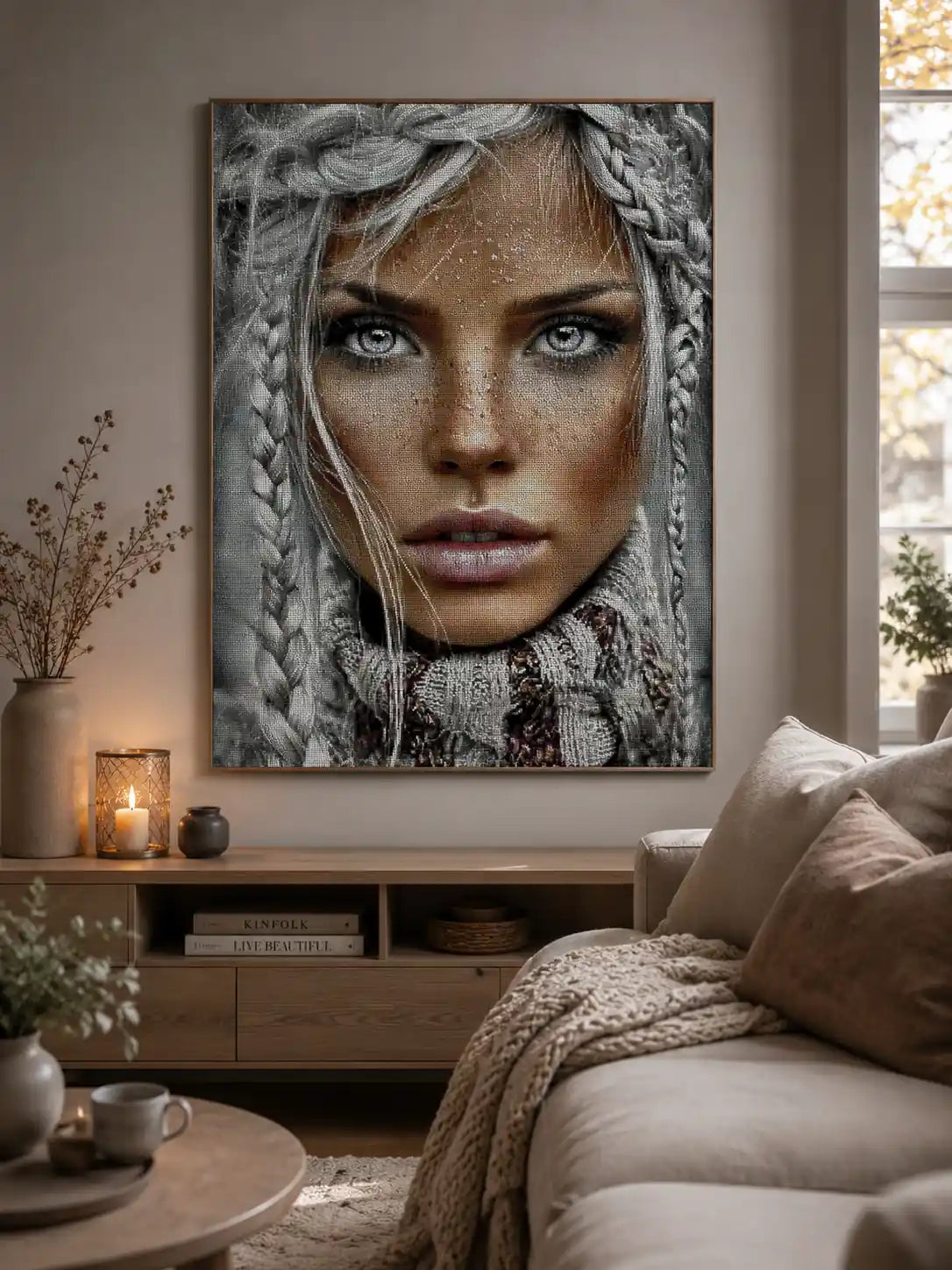 Helga by CleoDora 75x100cm mit 120 Farben DPW-259