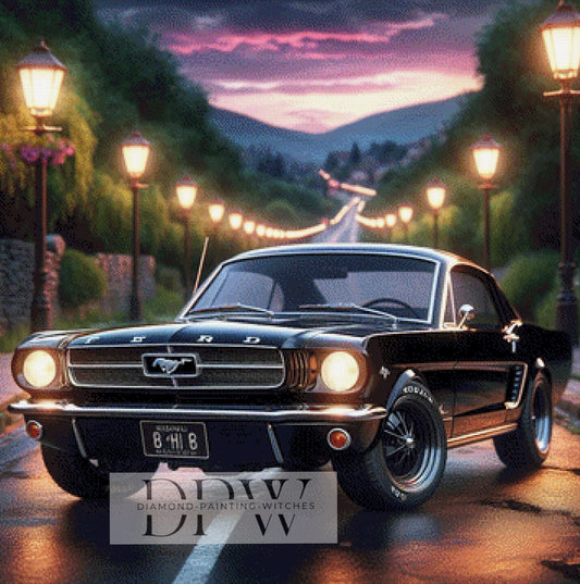 Ford Mustang by Casalla Vendetta 90x90cm mit 230 Farben DPW-434