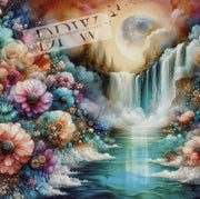 Waterfall Moon by CreatiVart mit 280 Farben