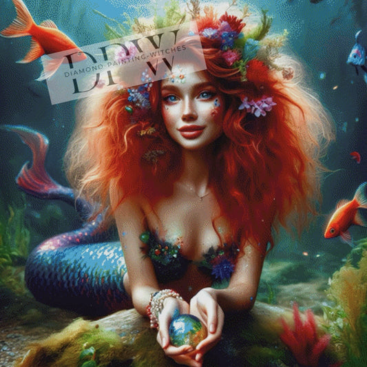 Dream under the Ocean by Luna 100x100cm mit 350 Farben DPW-098
