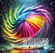 Umbrella Rotation by QN, mit 430 Farben