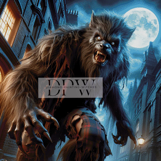 Werwolf by Casalla Vendetta, 100x100cm mit 200 Farben DPW-123