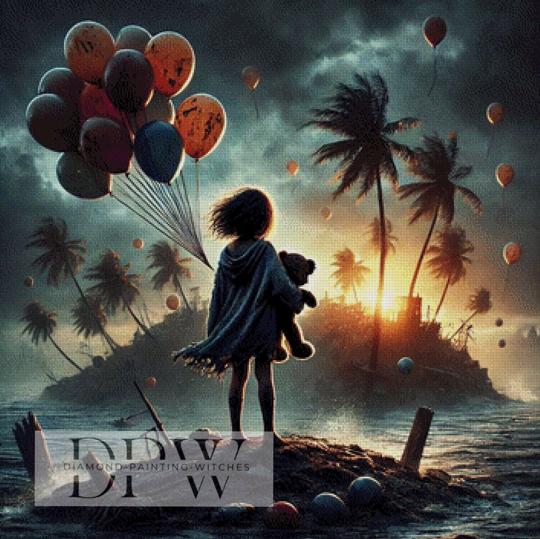 Sad Girl by Casalla Vendetta, mit 190 Farben