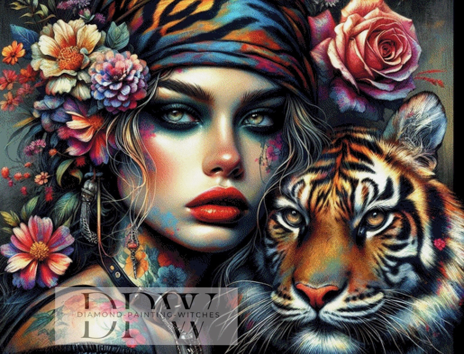 Tiger Woman by Emilia mit 330 Farben